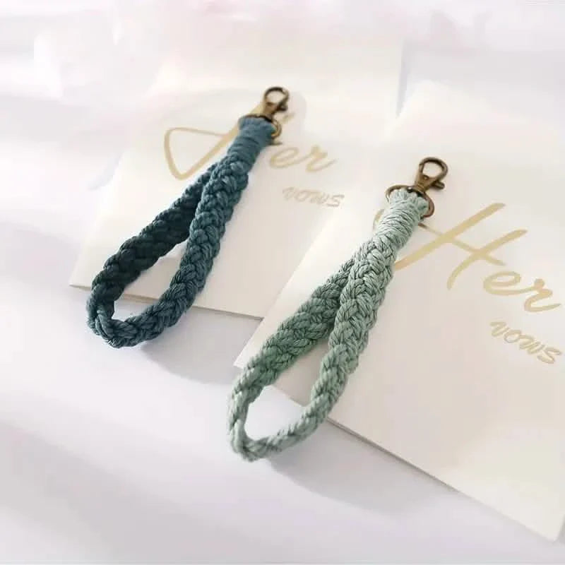 Boho Handmade Wristlet Bracelet Keyring DailySale