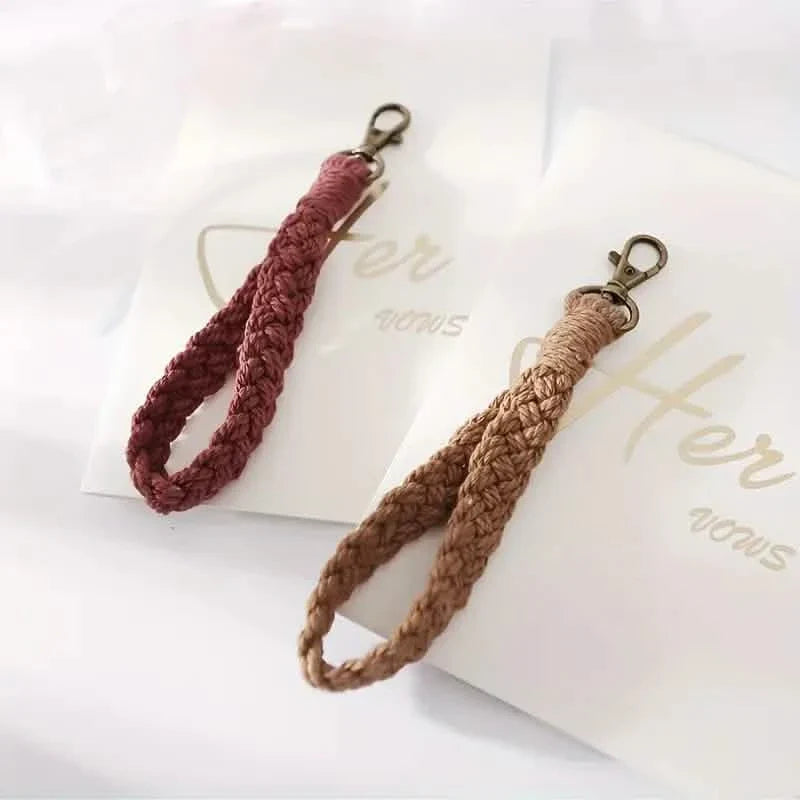Boho Handmade Wristlet Bracelet Keyring DailySale