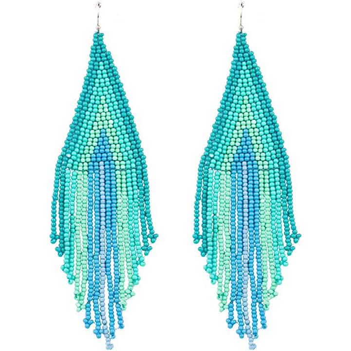 Boho Long Beaded Drop Earrings DailySale