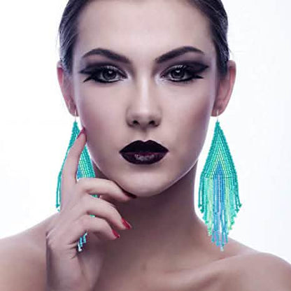 Boho Long Beaded Drop Earrings DailySale