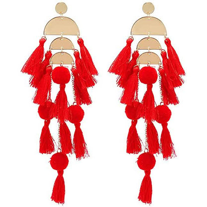 Boho Long Tassel Fringe Earrings DailySale