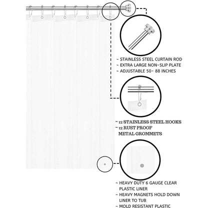 Bolford Shower Curtain & Rod Set DailySale