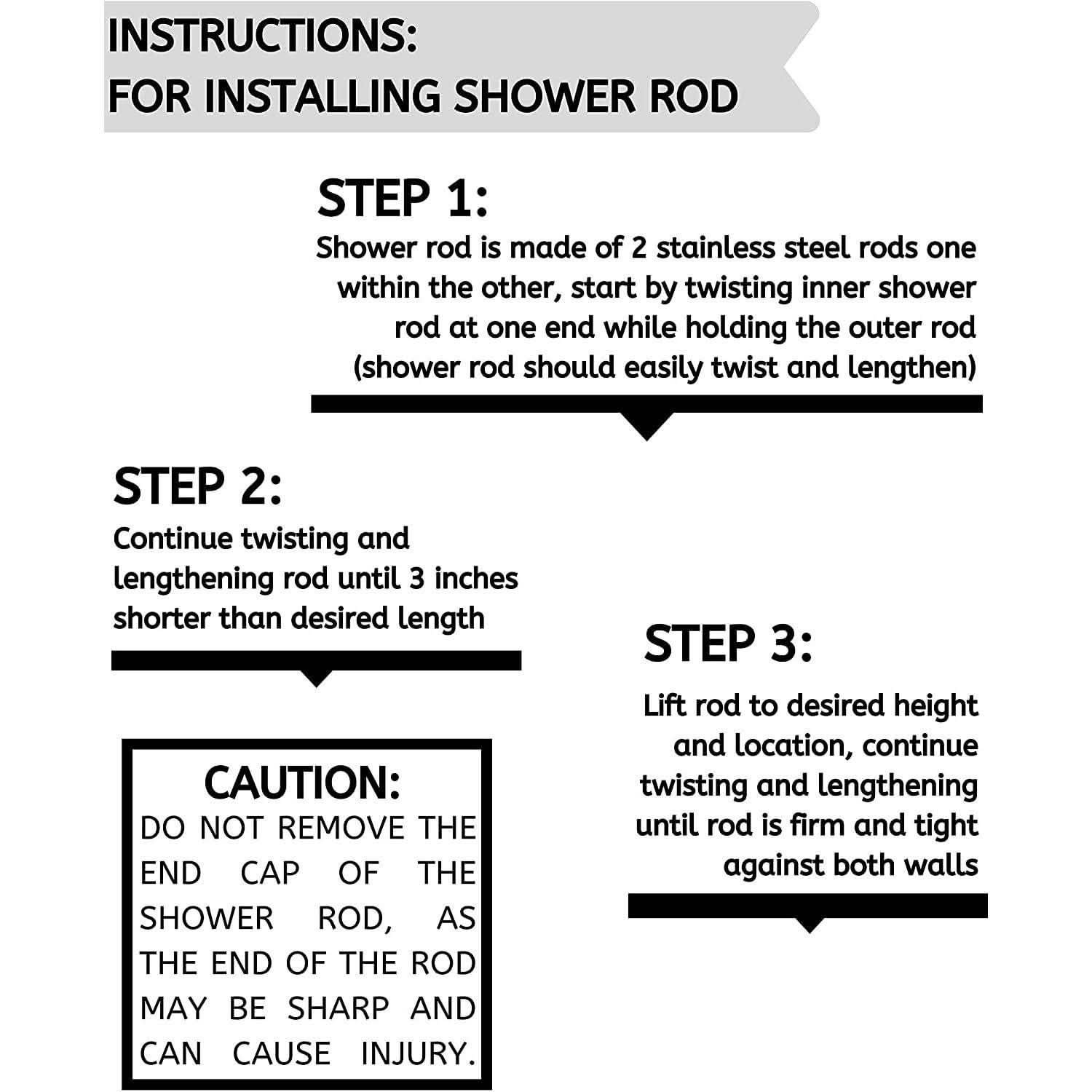 Bolford Shower Curtain & Rod Set DailySale