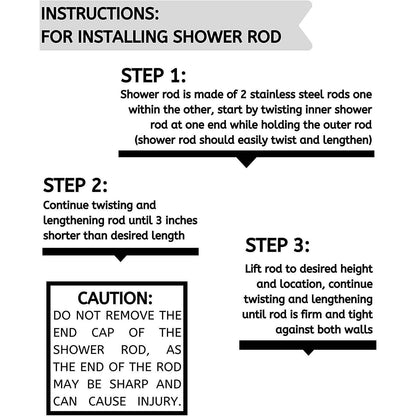 Bolford Shower Curtain & Rod Set DailySale