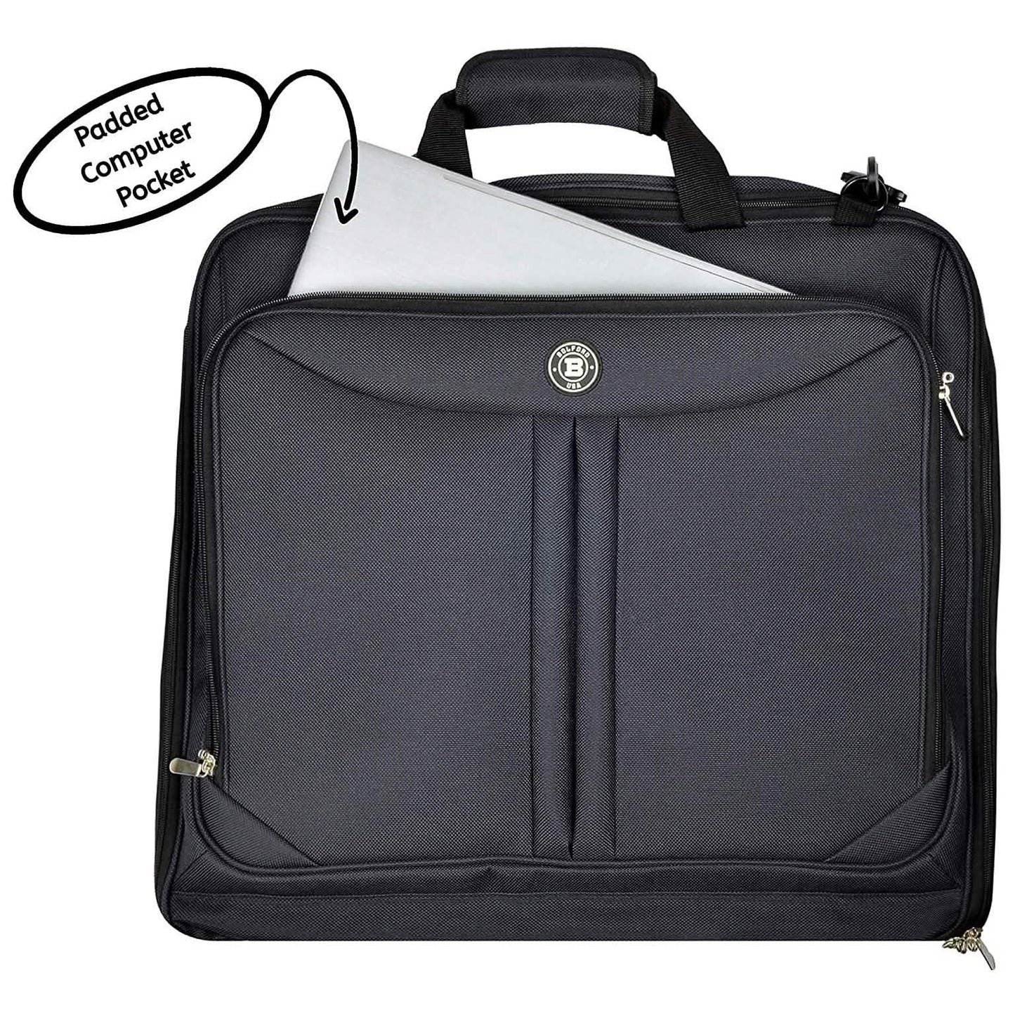 Bolford Travel Garment Bag For Business Trips And Travel With Padded Computer Pocket DailySale