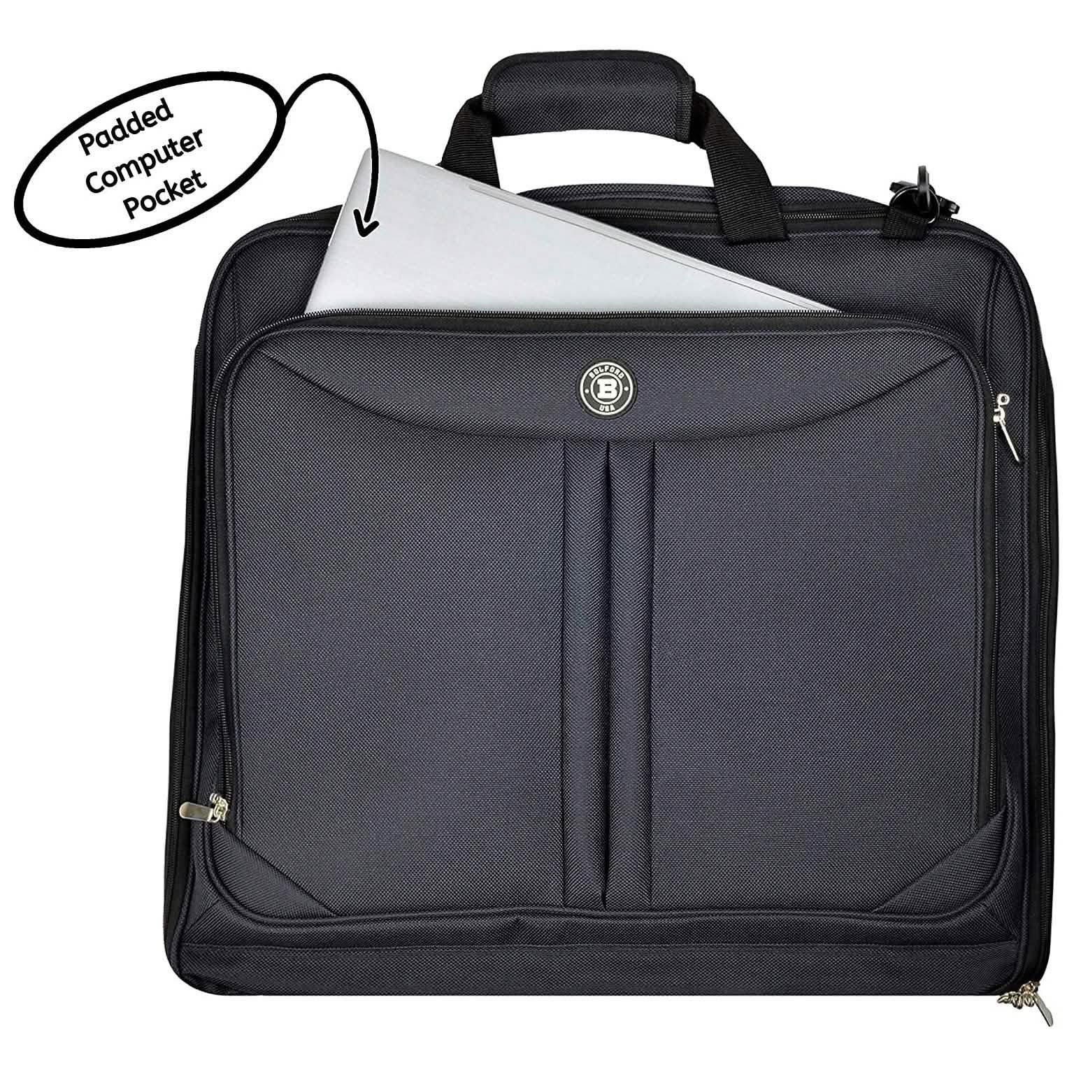 Bolford Travel Garment Bag For Business Trips And Travel With Padded Computer Pocket DailySale