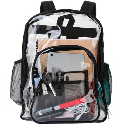 Book Bag Waterproof PVC Clear Backpack 5.3Gal with Reinforced Strap DailySale