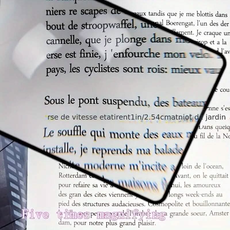 Book Page Magnification 180X120mm PVC Magnifier DailySale
