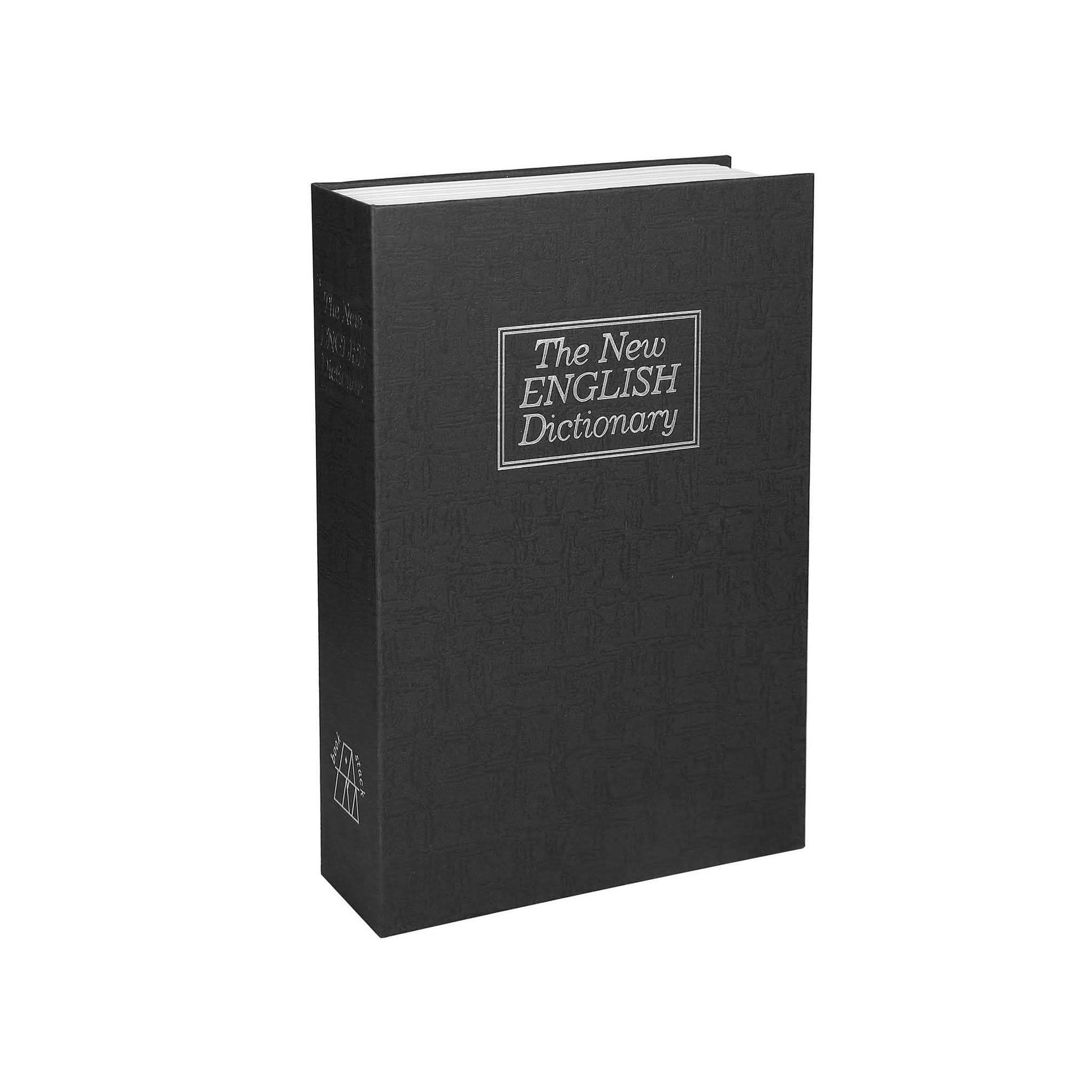 Book Safe with 3-Digit Combination Lock Storage Box DailySale