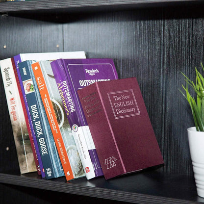Book Safe with 3-Digit Combination Lock Storage Box DailySale