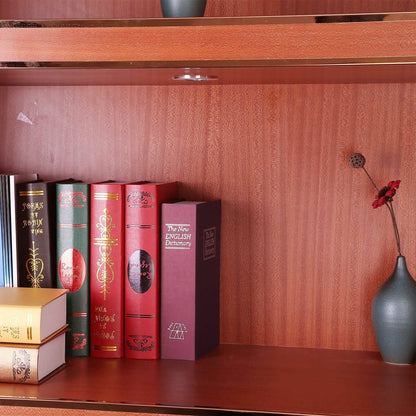 Book Safe with 3-Digit Combination Lock Storage Box DailySale