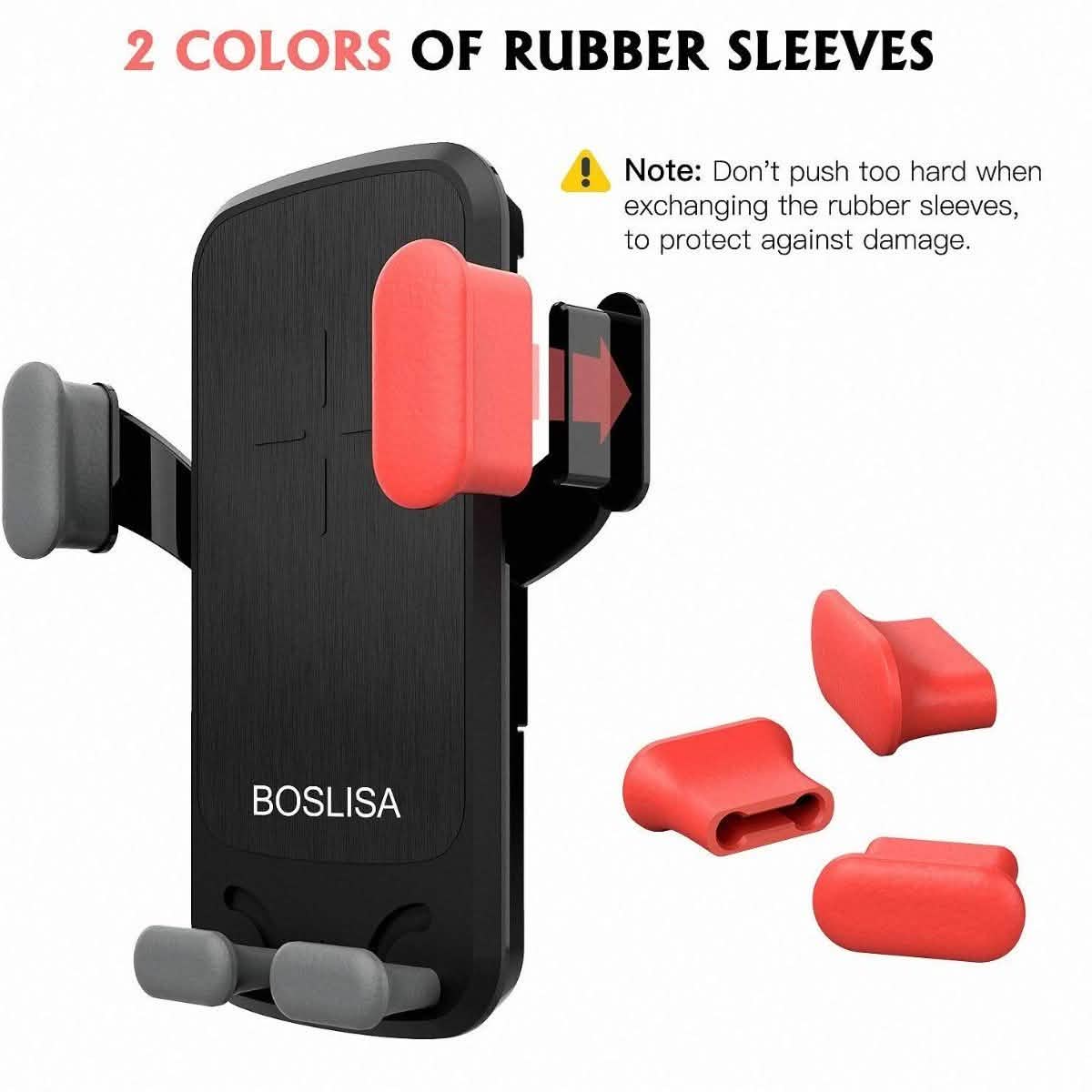 Boslisa Qi Gravity Wireless Car Charger Mount DailySale