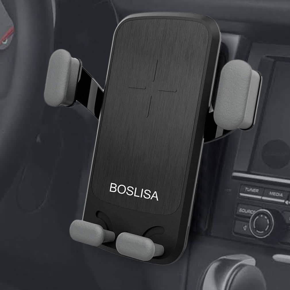 Boslisa Qi Gravity Wireless Car Charger Mount DailySale