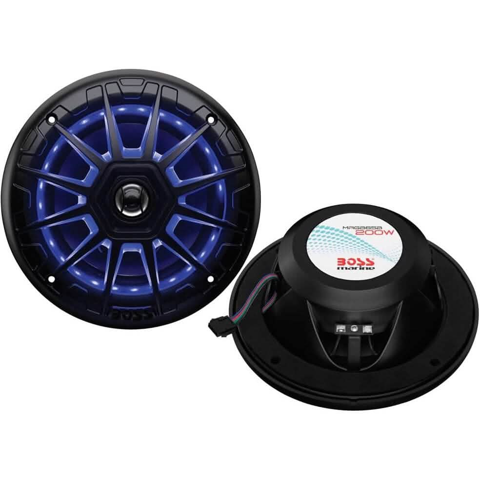 BOSS Audio Systems MRGB65B 6.5 Inch Marine Speakers  (Refurbished) DailySale