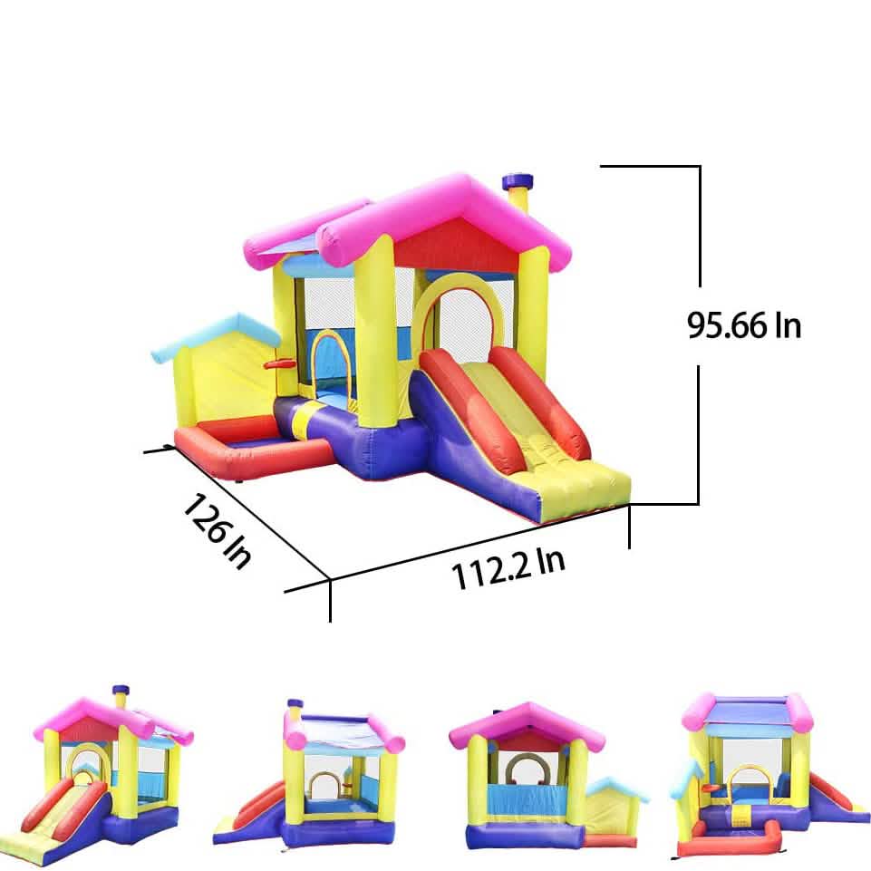 Bouncy Castle Bounce House Slides and Jumps DailySale