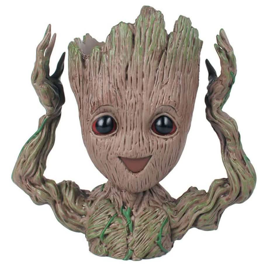 Boxod Treeman Baby Groot Succulent Flower Pot with Hole Pen Holder DailySale