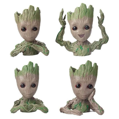 Boxod Treeman Baby Groot Succulent Flower Pot with Hole Pen Holder DailySale