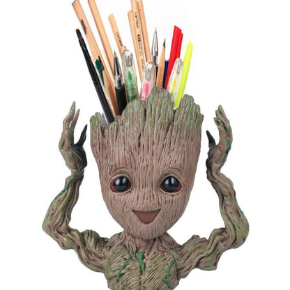 Boxod Treeman Baby Groot Succulent Flower Pot with Hole Pen Holder DailySale