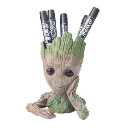 Boxod Treeman Baby Groot Succulent Flower Pot with Hole Pen Holder DailySale
