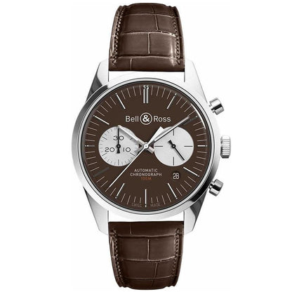 Bell & Ross Men's Officer Brown Bids.com