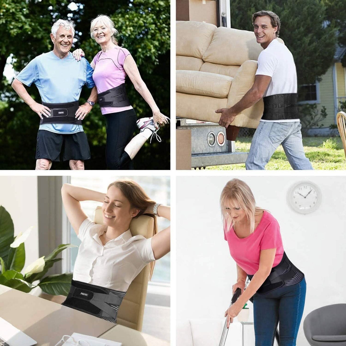 Braces for Lower Back Pain Relief with 6 Stays DailySale