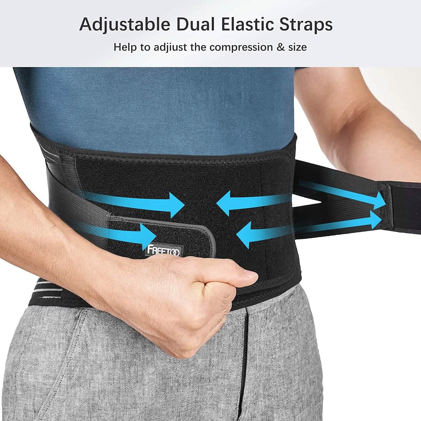 Braces for Lower Back Pain Relief with 6 Stays DailySale