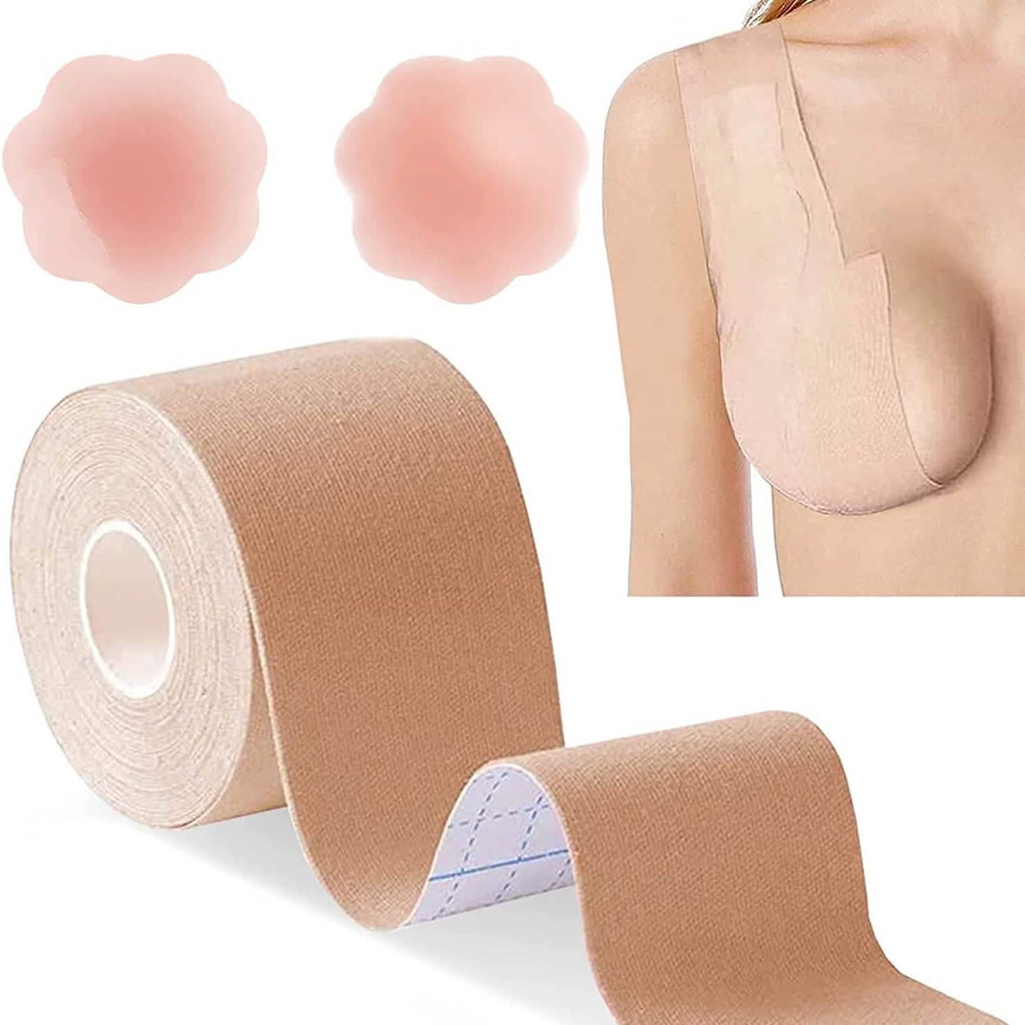 Breast Lift Tape for A-E Cup Large Breast, Breathable Push Up Tape DailySale