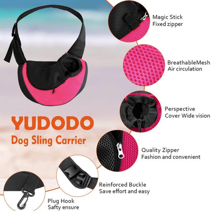Breathable Mesh Travel Safe Sling Bag Carrier for Pets DailySale