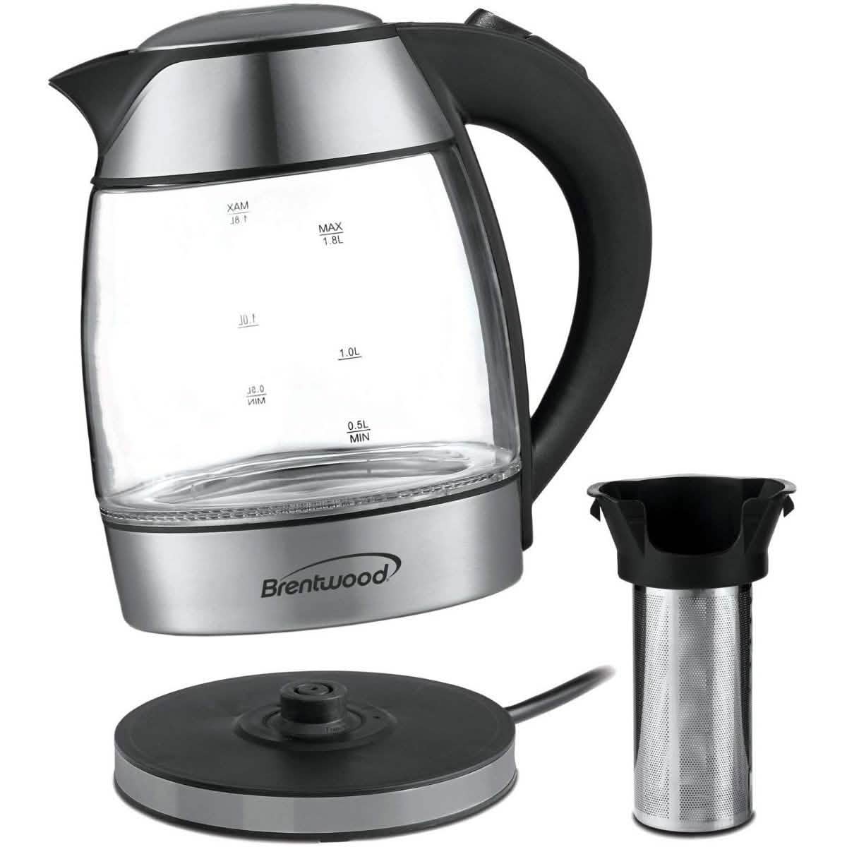 Brentwood Stainless Steel Cordless Electric Kettle DailySale