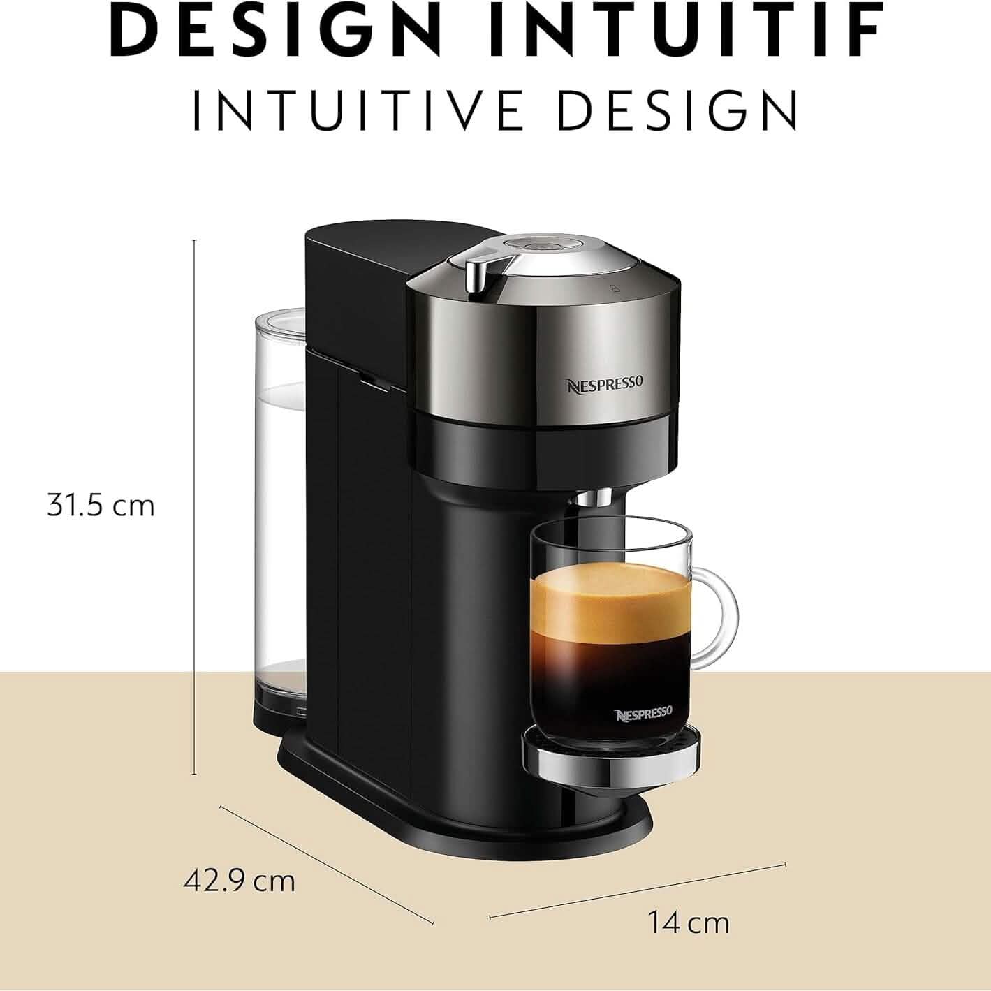 Breville Nespresso Vertuo Next Coffee and Espresso Machine  (Refurbished) DailySale