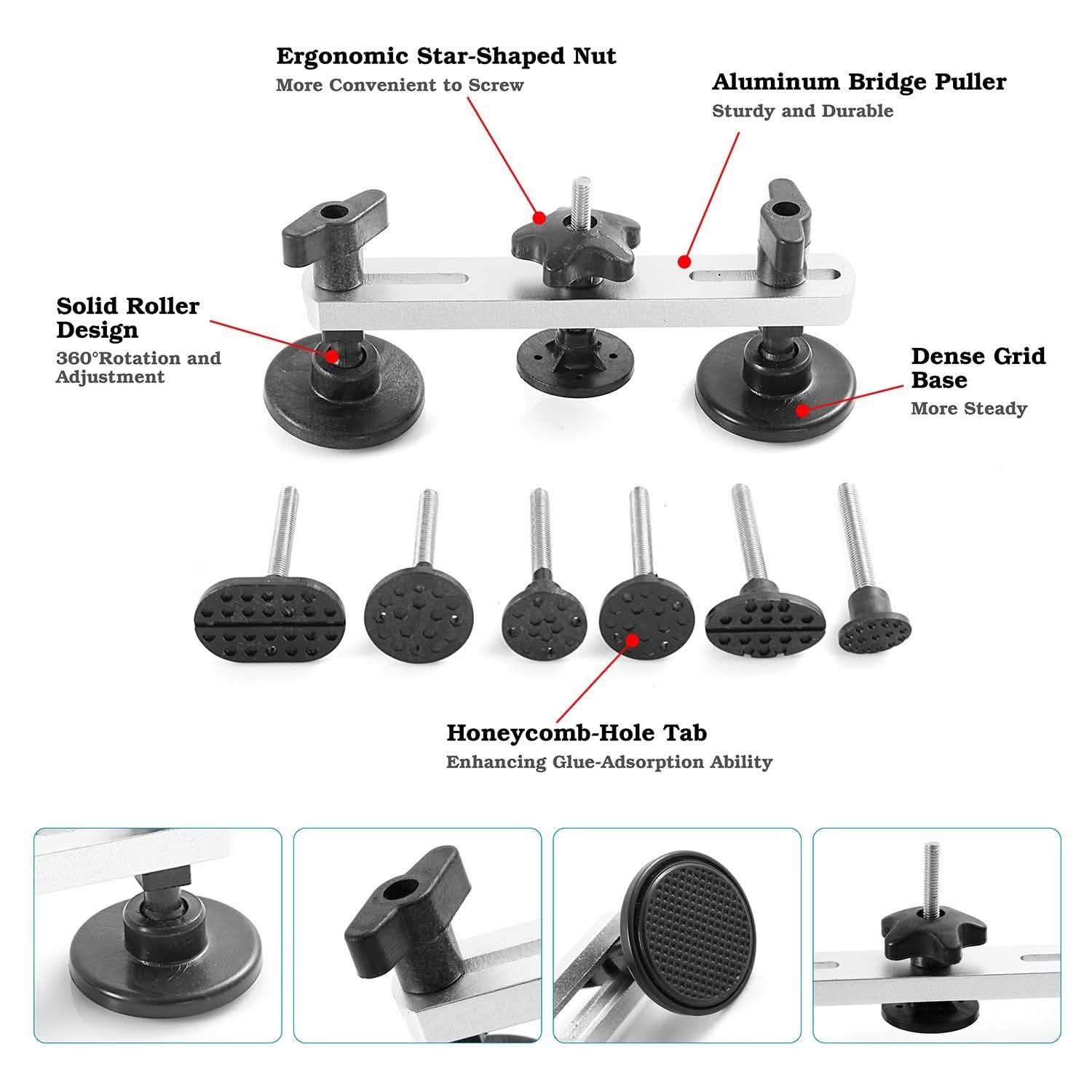 Bridge Puller Body Dent Removal Kits for Car DailySale