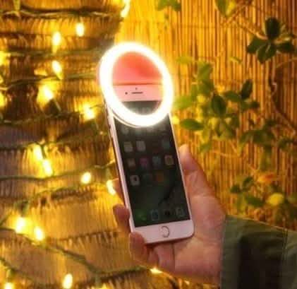 Bright Ring Rechargeable LED Selfie Light for All Phone Models DailySale