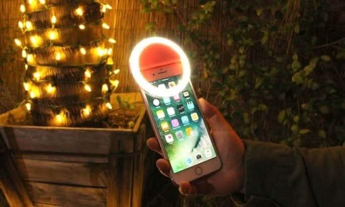 Bright Ring Rechargeable LED Selfie Light for All Phone Models DailySale