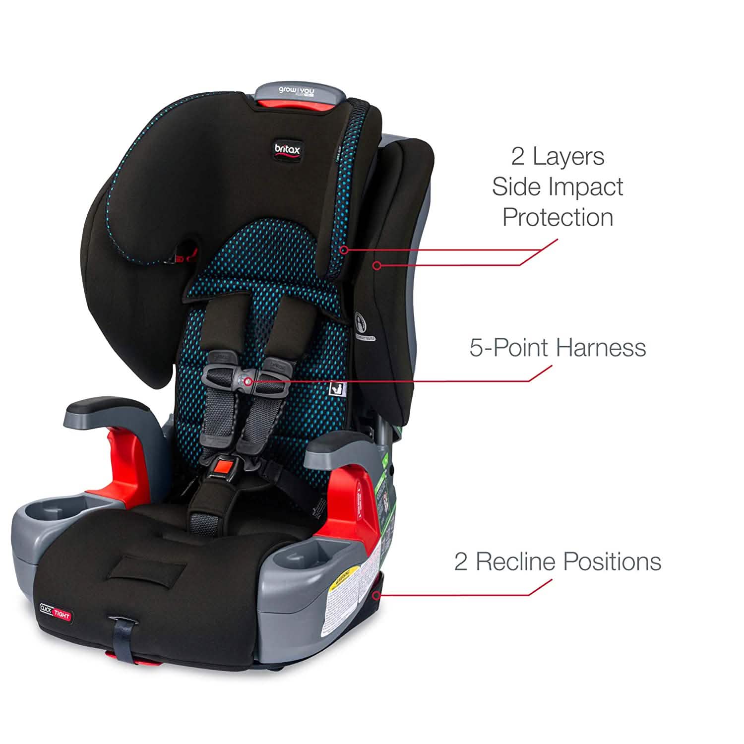 Britax Grow with You ClickTight Harness-2-Booster Car Seat DailySale