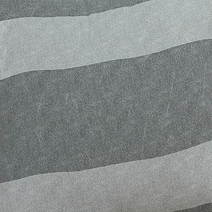 Brooklyn Flat Herringbone Wide Striped Grey Comforter Set DailySale