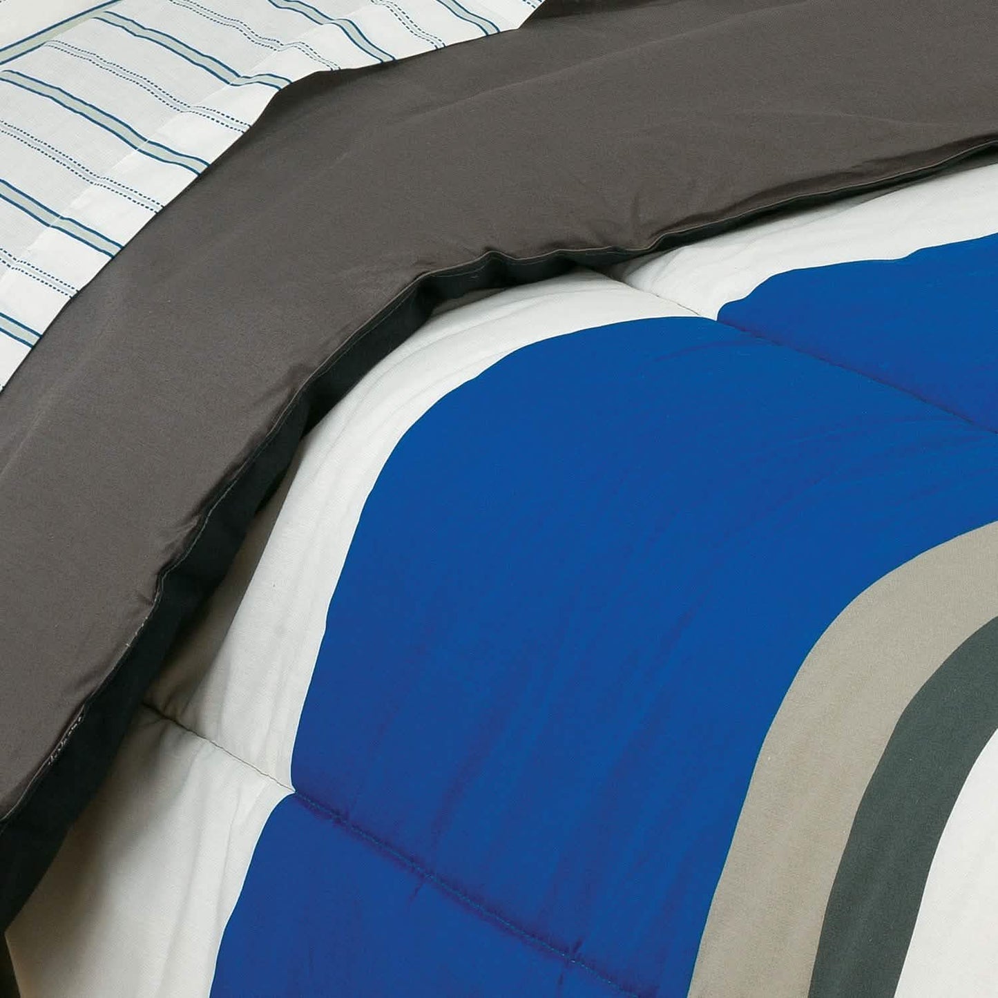 Brooklyn Flat Rugby Stripe Bed-in-a-Bag Set DailySale