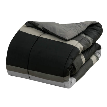 Brooklyn Flat Rugby Stripe Bed-in-a-Bag Set DailySale