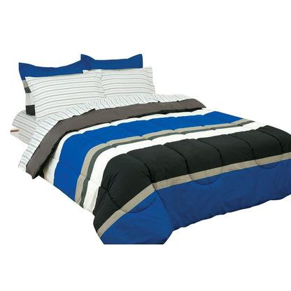 Brooklyn Flat Rugby Stripe Bed-in-a-Bag Set DailySale