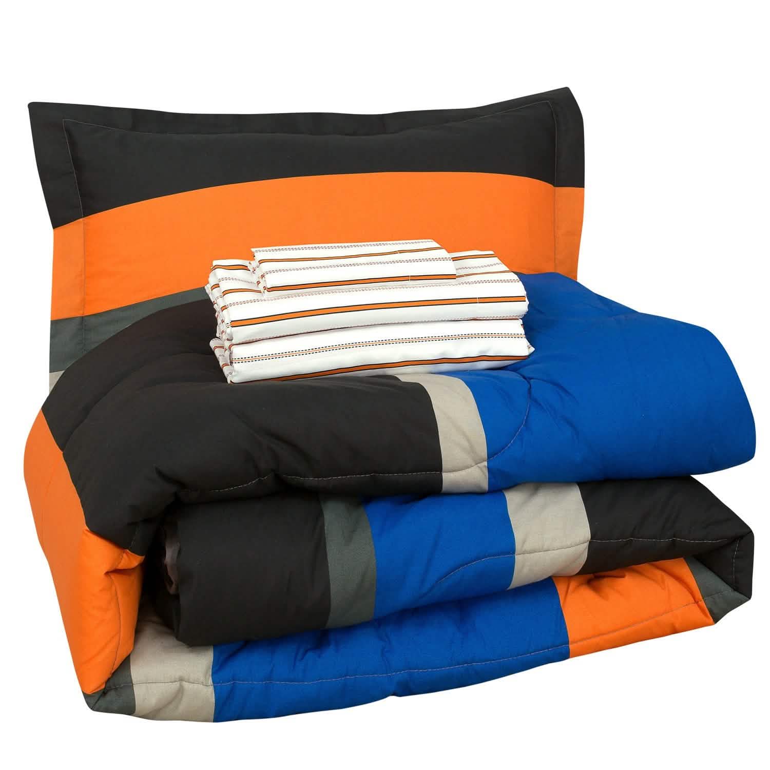 Brooklyn Flat Rugby Stripe Bed-in-a-Bag Set DailySale