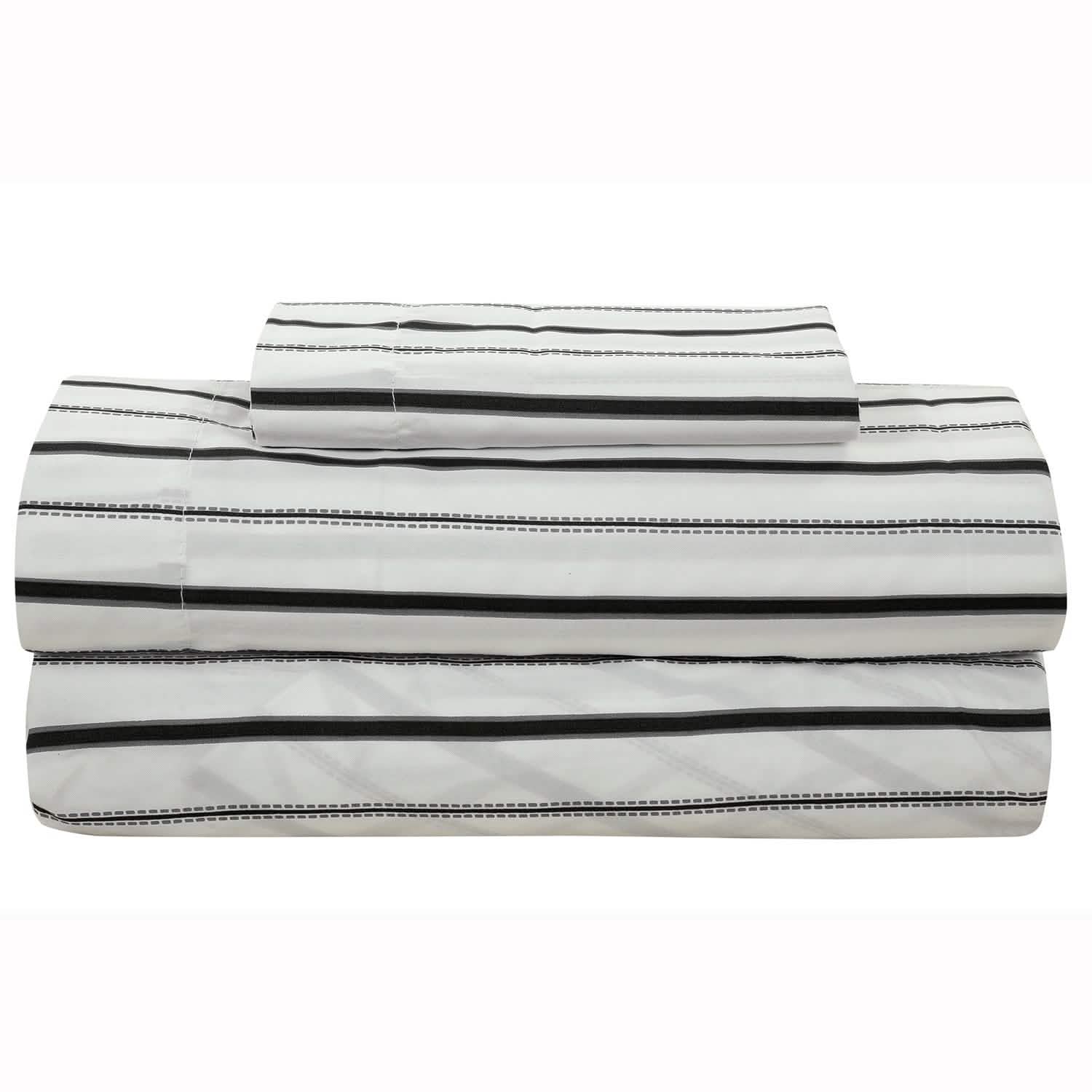 Brooklyn Flat Rugby Stripe Bed-in-a-Bag Set DailySale