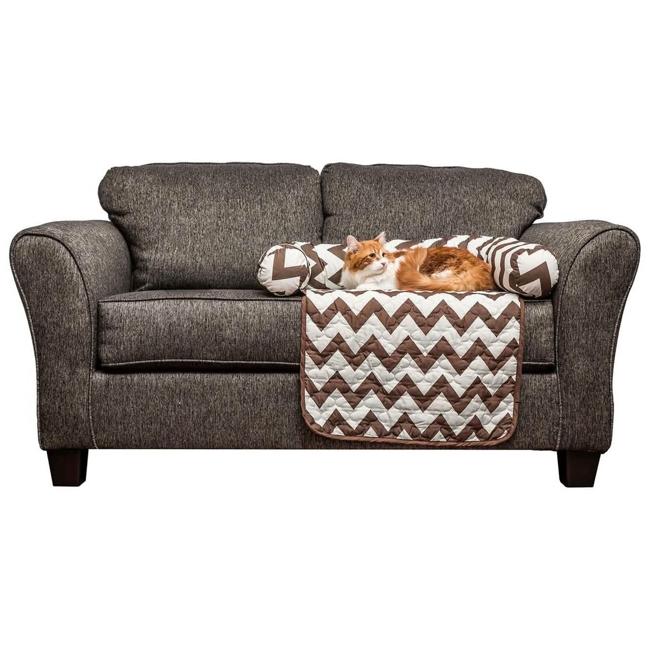 Chevron Reversible Quilted Pet Bed Chair Cover - Assorted Sizes DailySale