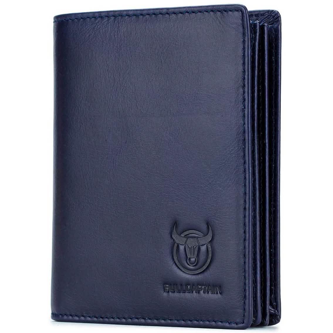 Bullcaptain Large Capacity Genuine Leather Bifold Wallet/Credit Card Holder DailySale