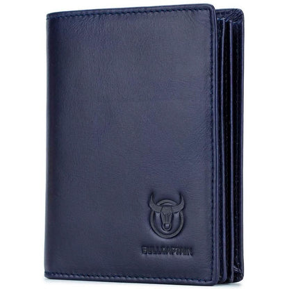 Bullcaptain Large Capacity Genuine Leather Bifold Wallet/Credit Card Holder DailySale