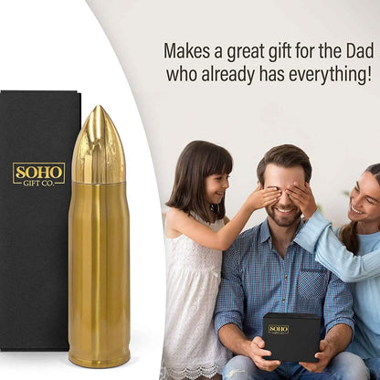 Bullet Water Bottle Gift for Dad 17 Oz DailySale