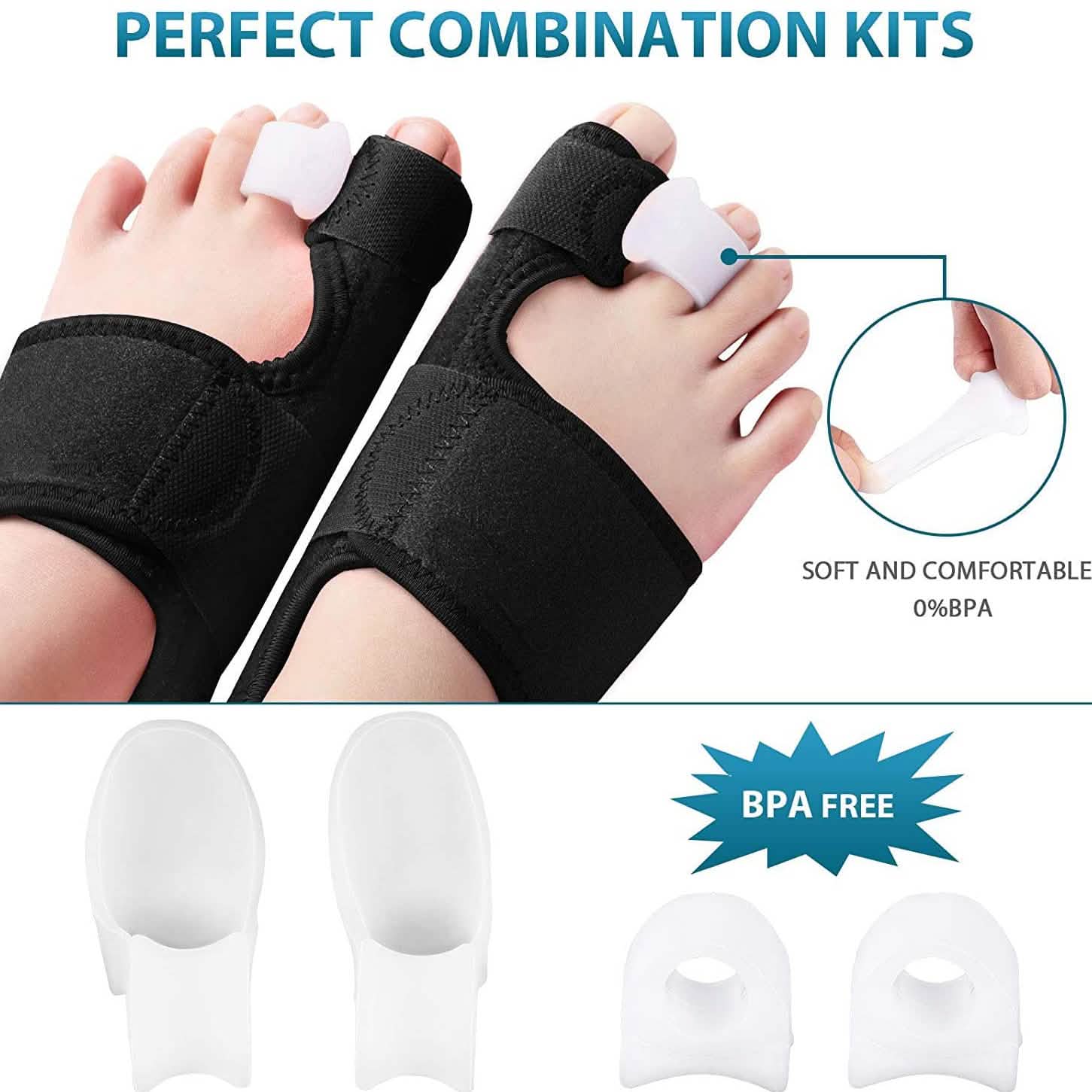 Bunion Corrector Big Toe Straightener Pain Relief DailySale