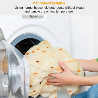 Burrito Tortilla Throw Blanket DailySale