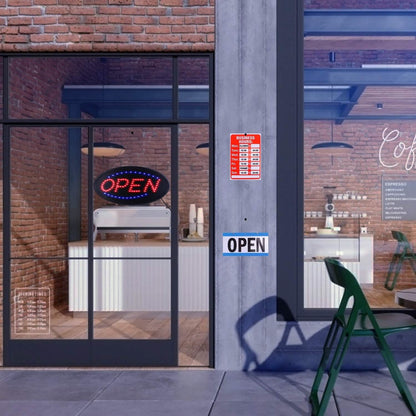 Business Neon Open Sign Advertisement Board with Steady Flashing Modes DailySale
