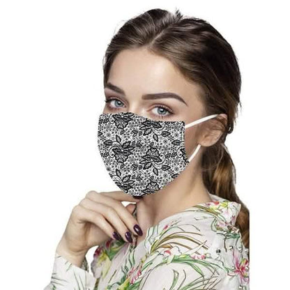 Butterfly Disposable Mask Flowers Lace DailySale