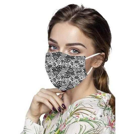 Butterfly Disposable Mask Flowers Lace DailySale