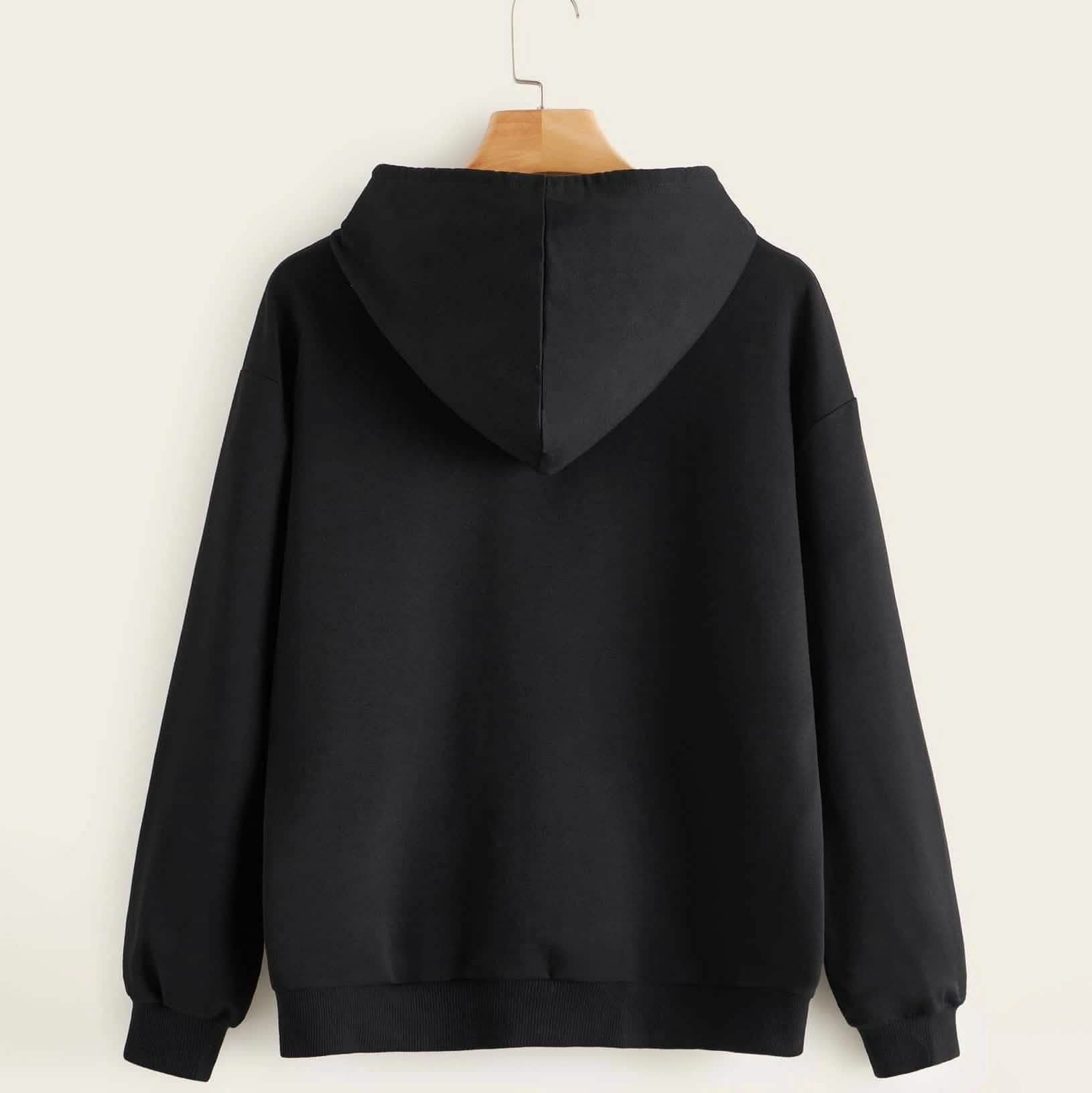 Butterfly Graphic Drawstring Hoodie DailySale